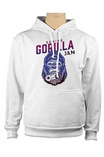 Sweat-shirt unisexe capuche personnalisable impression sublimation cotte cot