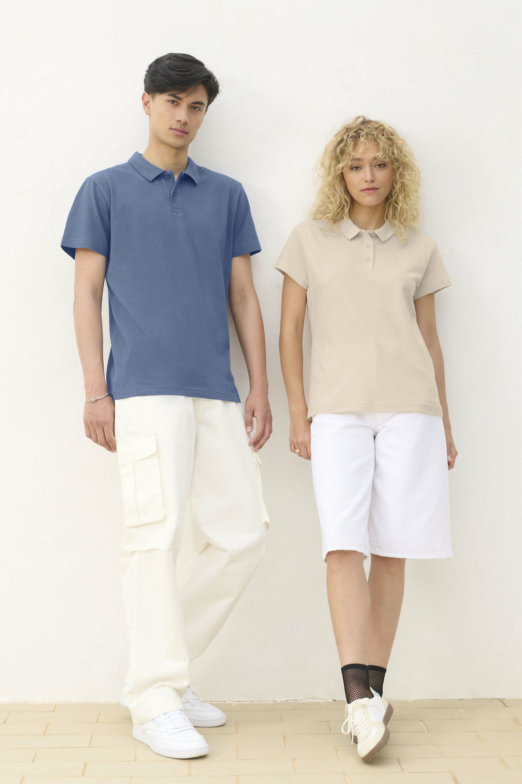 Polo unisexe broderie personnalisable Made in France cotte cot